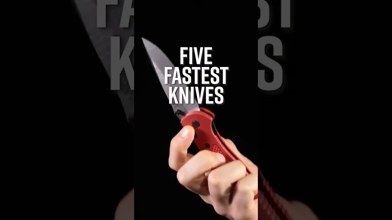 Пять самых быстрых ножей всех времен &mdash; KnifeCenter #shorts