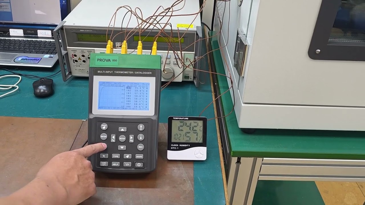 PROVA 800  8點溫度計及記錄器 8 input thermometer & datalogger