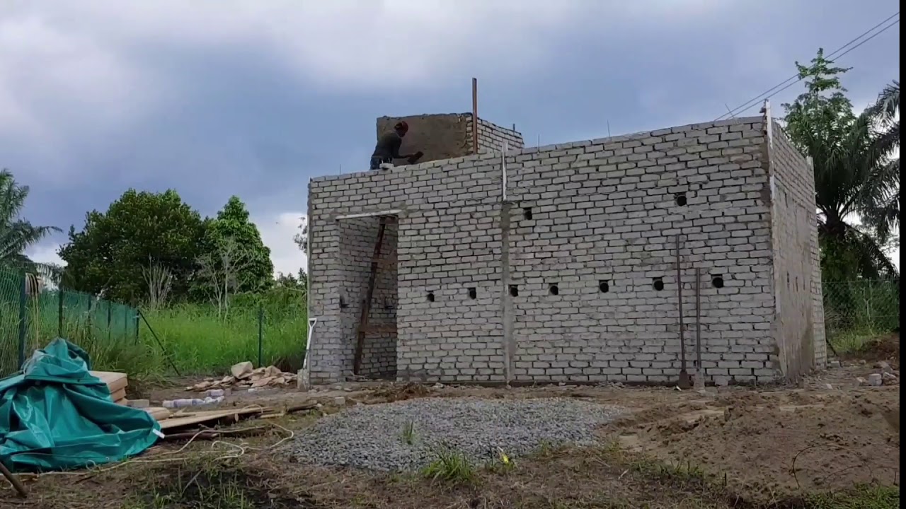 Proses pembinaan Rumah Burung Walet | Kg Pangi Kunak | Saiz 12'x20'