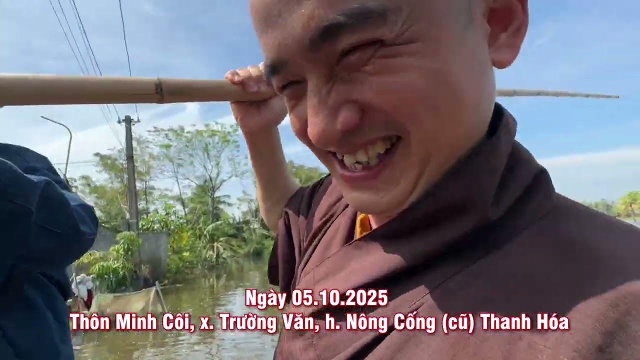[Hành trình cứu trợ -Thầy Minh Thiền] Ngày 05/10/2025 -Thôn Minh Côi, x Trường Văn, h.Nông Cống-TH