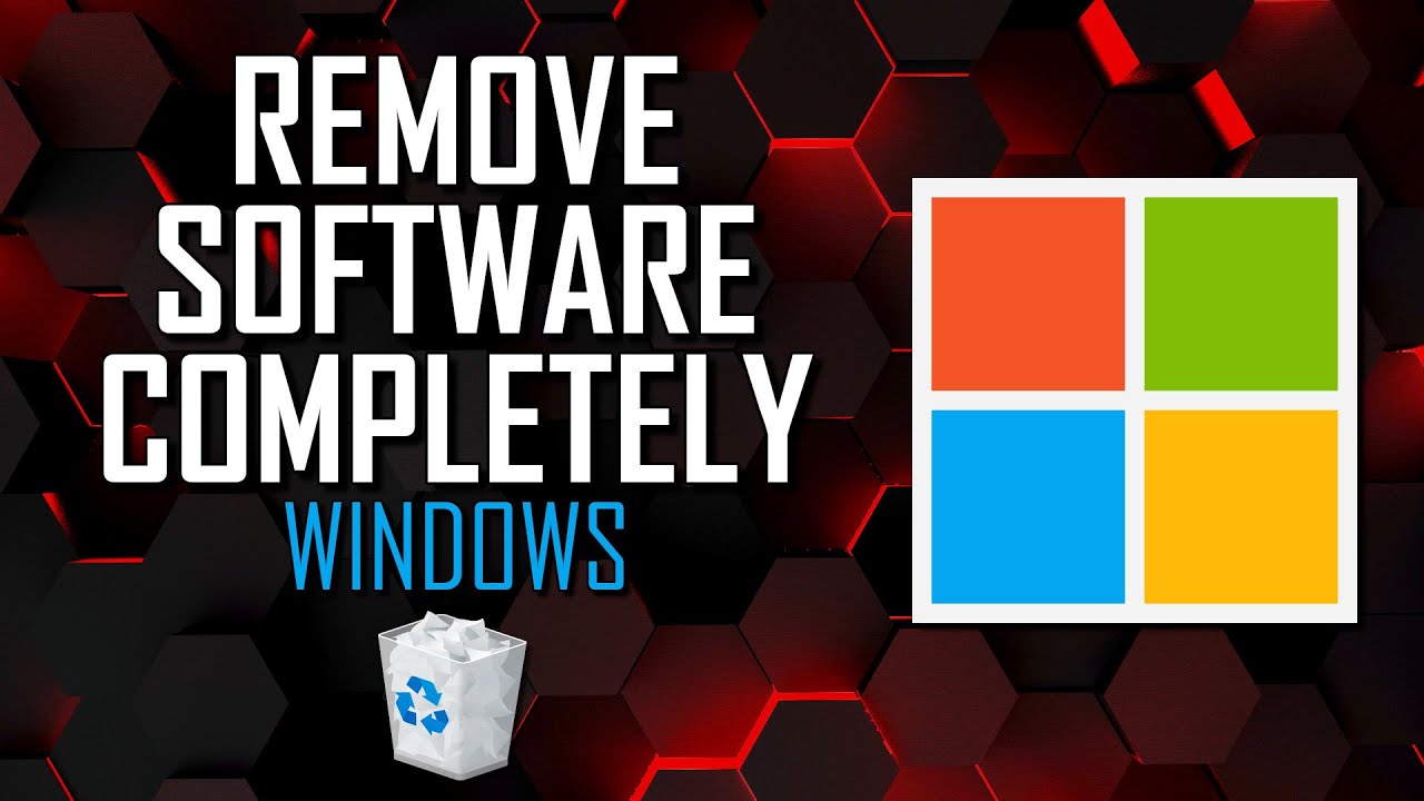 Как полностью удалить программное обеспечение в Windows
