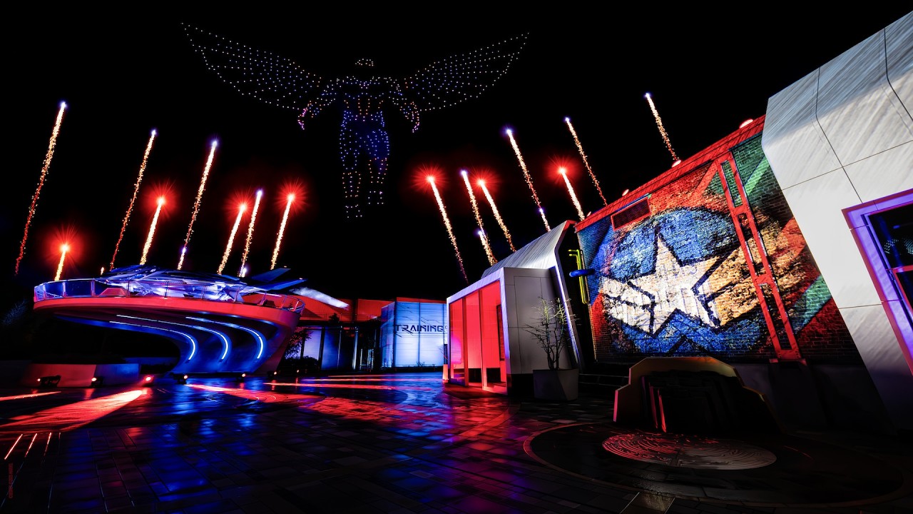 Captain America: Brave New World Avengers Campus Spectacular | Disneyland Paris