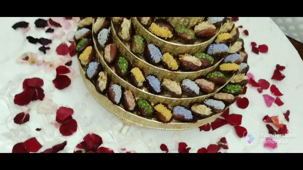 تمر معمر باسهل تزيين برستيج متنوع هماوي للمناسبات.