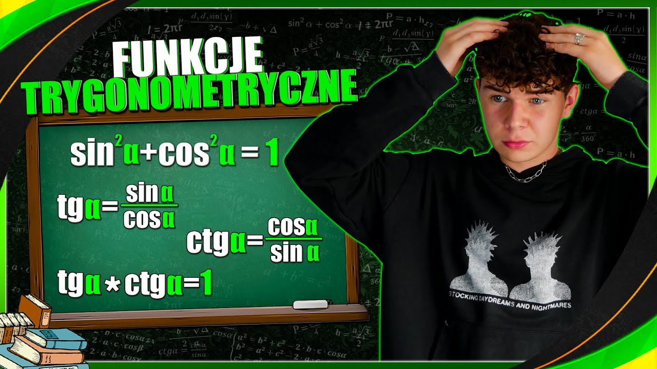PODSTAWOWE ZALEŻNOŚCI MIĘDZY FUNKCJAMI TRYGONOMETRYCZNYMI