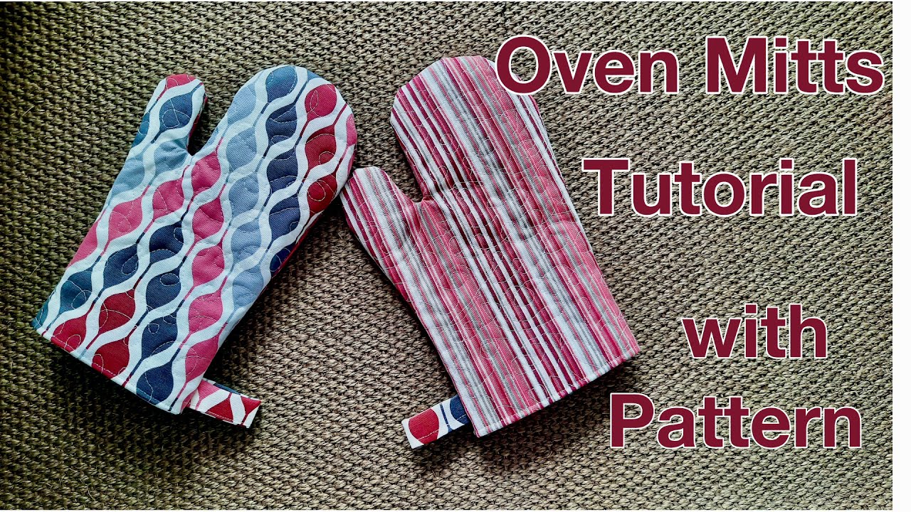How to make an  Easy Oven Mitts / DIY Kitchen Gloves