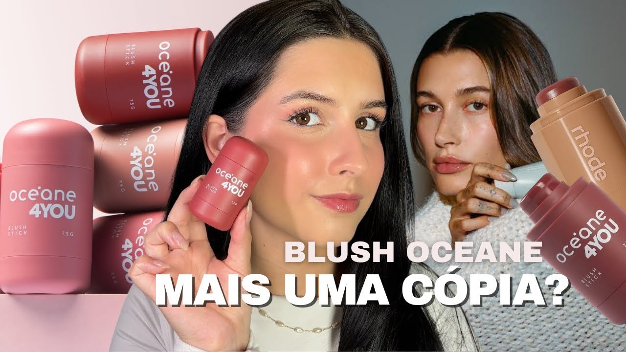 Testando todas as cores de blush 4YOU da OCEANE | Mais uma copia? Ou uma inspiração bem feita?