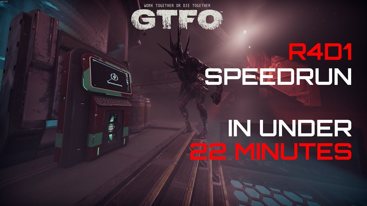 [GTFO] Speedrun - R4D1 in 