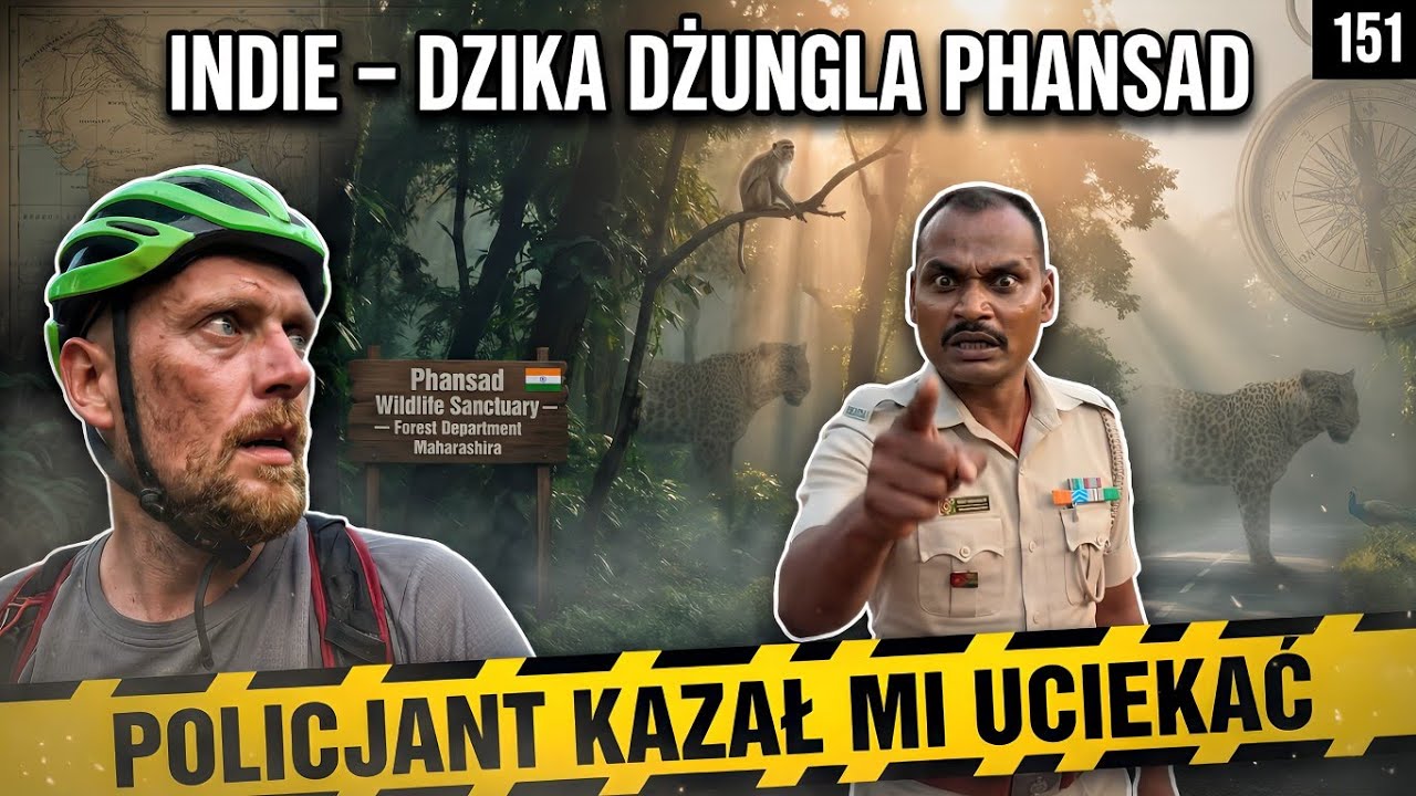 Indie - dzika dżungla Phansad. Policjant kazał mi uciekać z lasu