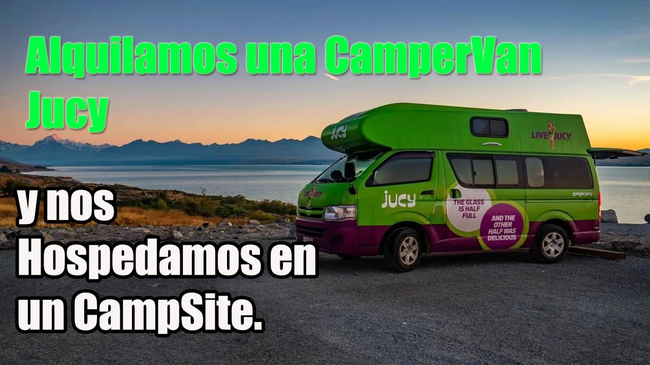 ¿Cómo es una Campervan Jucy y un Holiday Park en Nueva Zelanda?