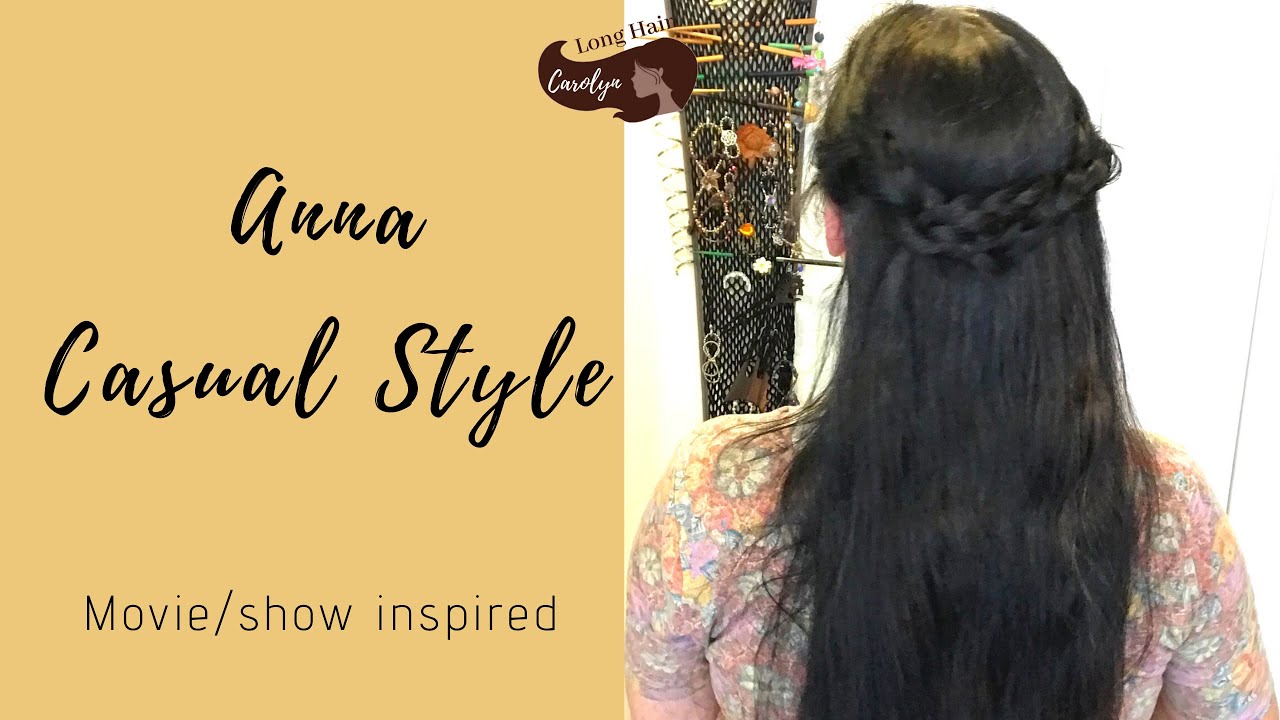 Anna’s Casual Hairstyle (frozen)