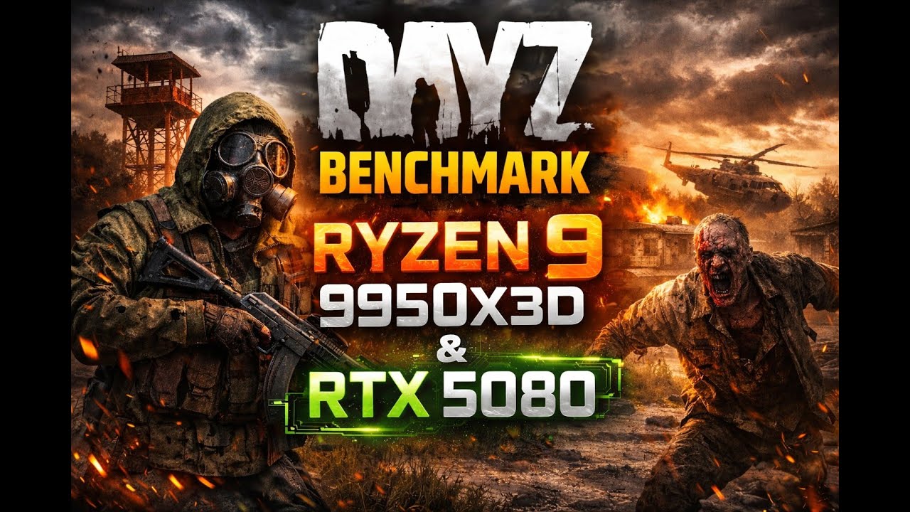 DAYZ Benchmark 2026 — 9950X3D & RTX 5080 | Максимальный FPS
