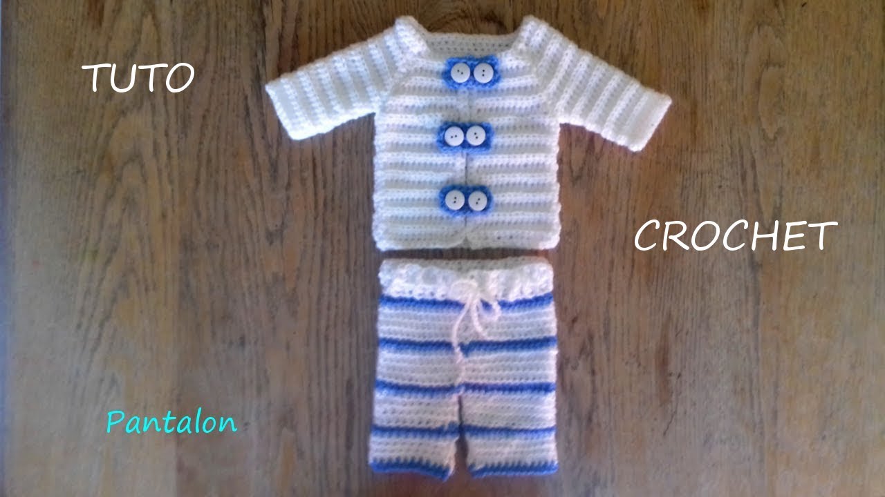 TUTO CROCHET Comment faire un pantalon pour prématuré