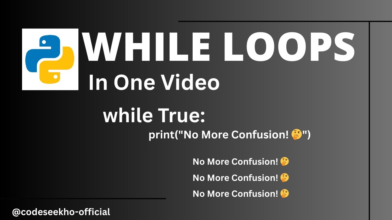 Learn Python While Loop in One Video | Easy Explanation 🔥