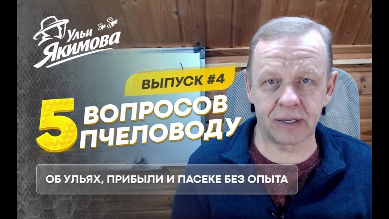 Пять вопросов пчеловоду — Андрей Якимов отвечает. Выпуск №4