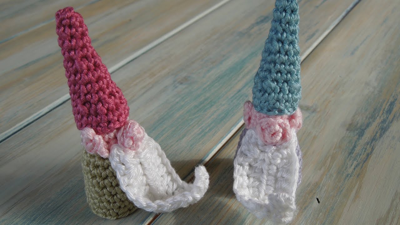(crochet) How To Crochet a Gnome Wizard - Yarn Scrap Friday