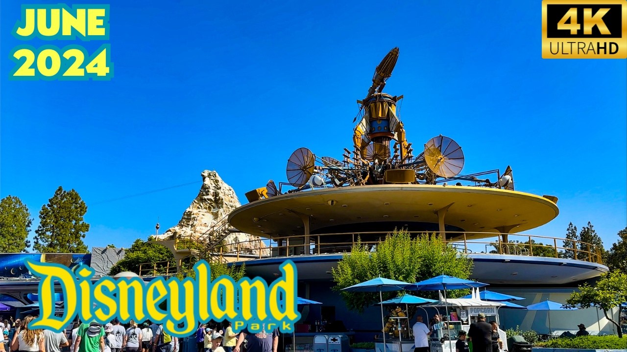 Disneyland Walkthrough- Last Summer Walk of June 2024 [4K]