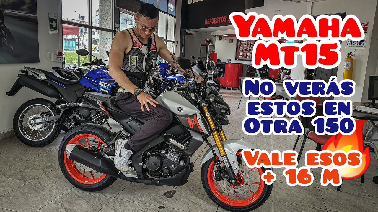 MT 15 de yamaha - Detalles Que ninguna marca tiene.