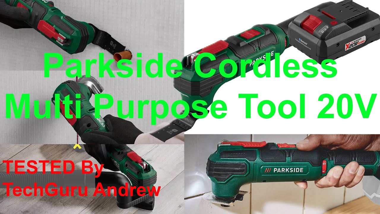 Parkside Cordless Multi Purpose Tool 20V PAMFW 20 Li B2 TESTING