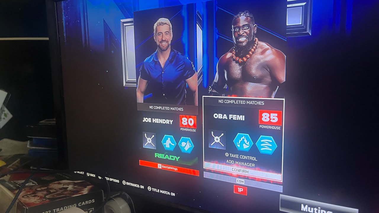 Joe hendry vs obi femi in a extreme rules match 