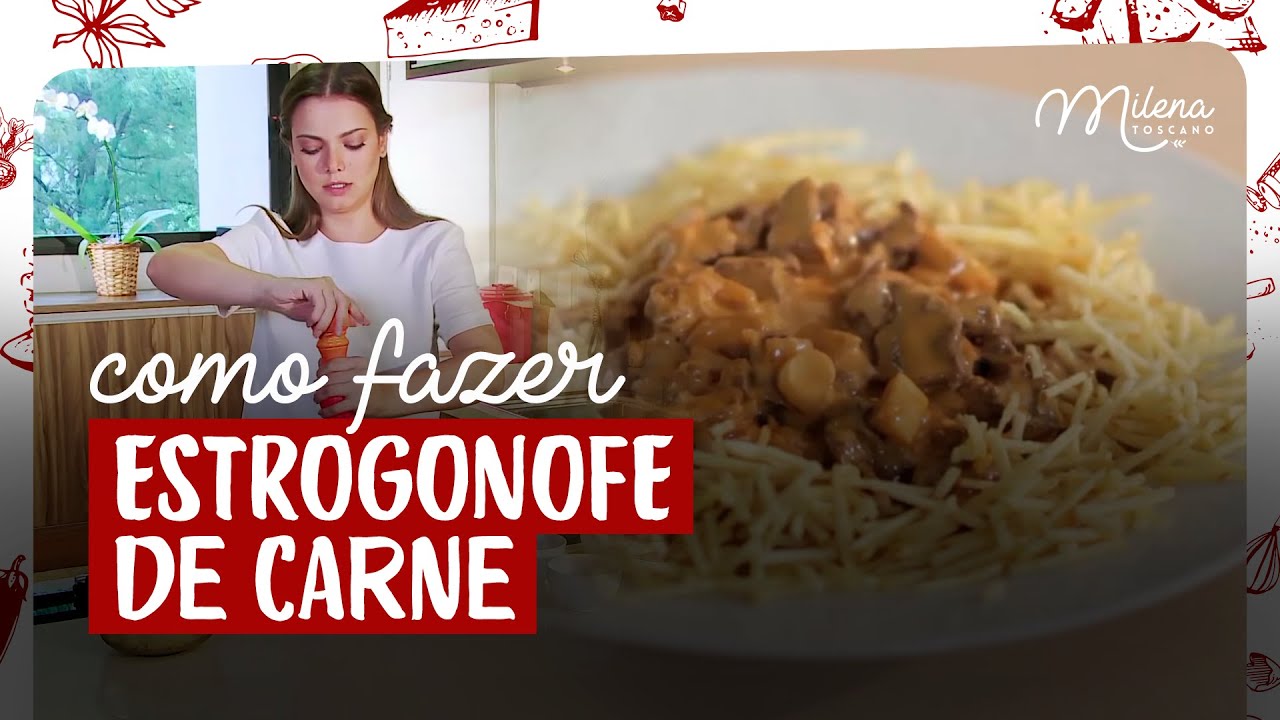 COMO FAZER ESTROGONOFE DE CARNE
