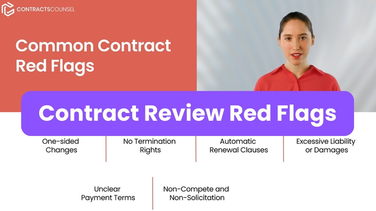 Understanding Contract Review Red Flags [Do NOT miss these red flags]