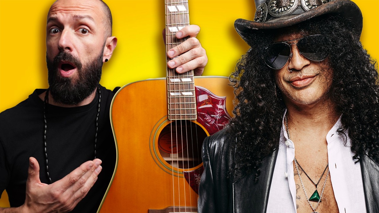 Come SUONA Slash sulla chitarra ACUSTICA | StrumentiMusicali.net