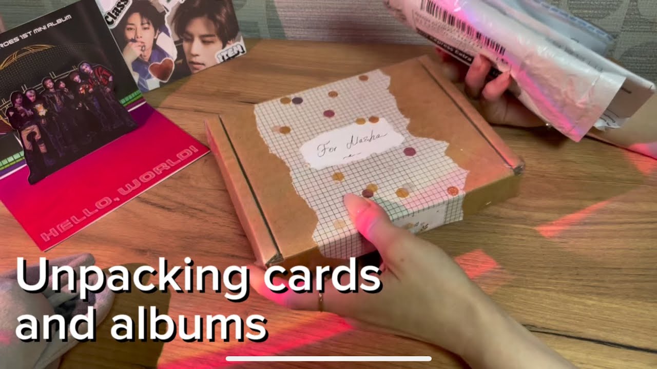 ✨Плаксивая распаковка альбомов и карт Stray Kids, Ateez, Seventeen #12✨