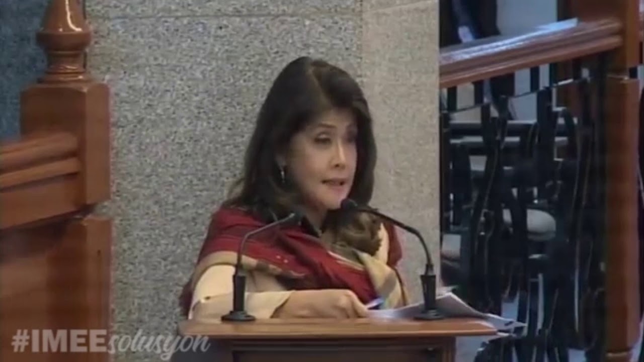 Senator Imee Marcos interpellates Senator Ping Lacson