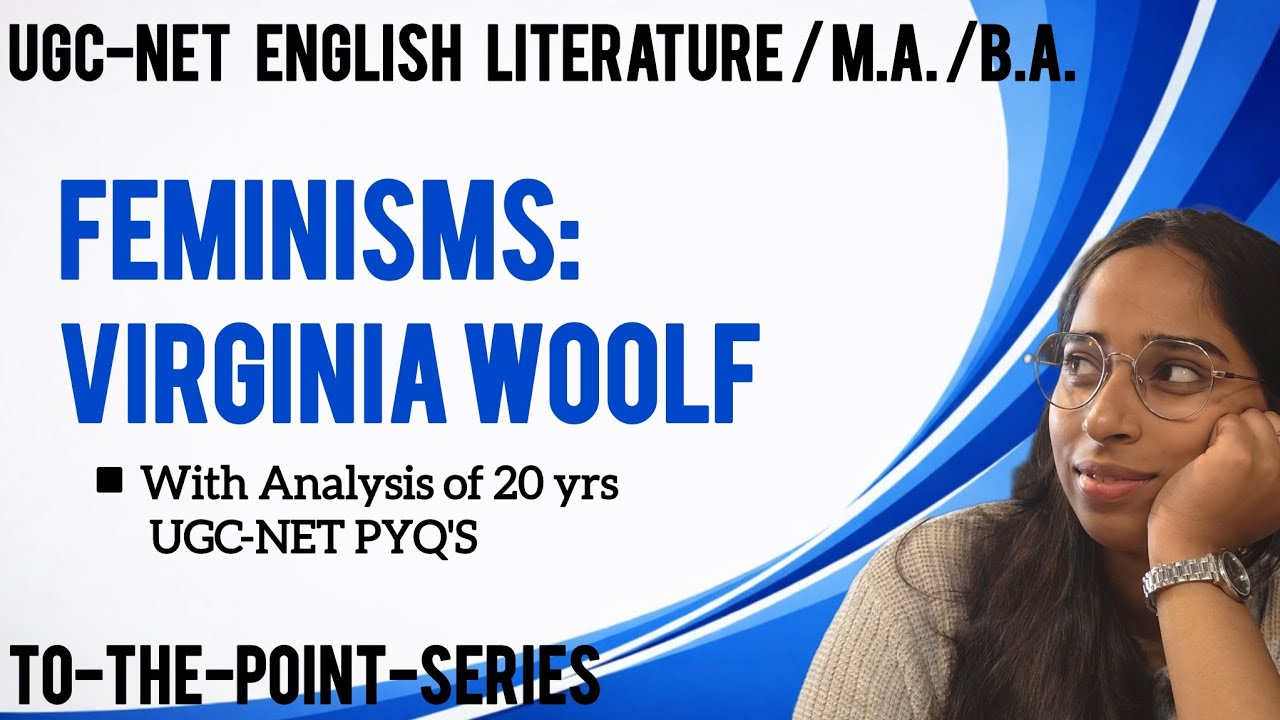 Virginia Woolf | Feminisms | UGC NET #english #ugcnetenglish #englishliterature  @Bibliophilesneha
