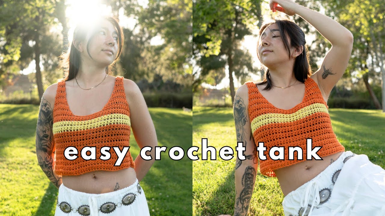 easy crochet tank top tutorial | summer crochet tank for beginners