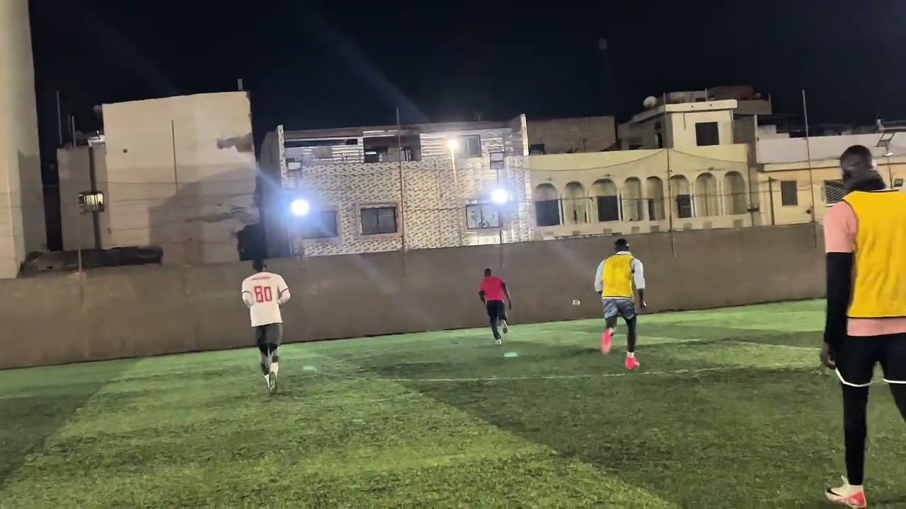 Match de football entre les Commerçant 