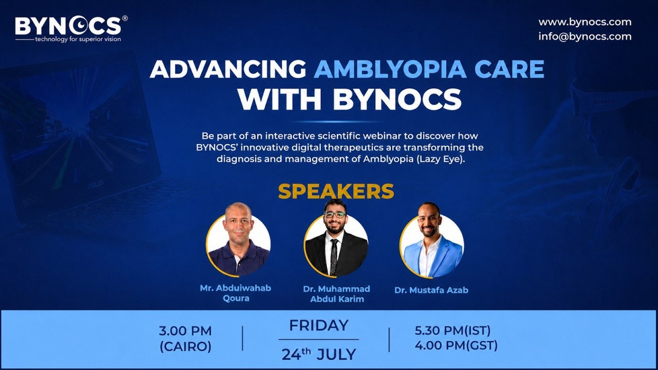 Innovative Technology for Amblyopia Treatment - Bynocs