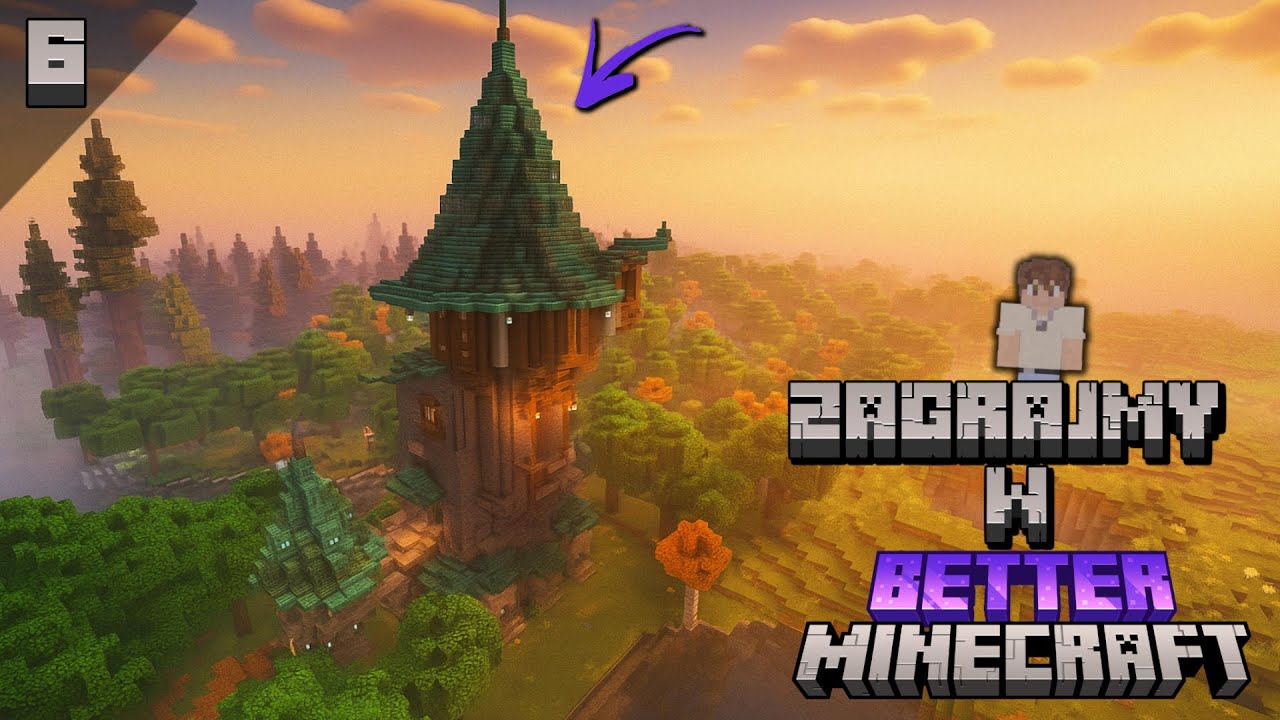 EKSPLORACJA WITHEROWEJ TWIERDZY &  WIEŻA SKARBÓW - ZAGRAJMY W BETTER MINECRAFT ODC 6