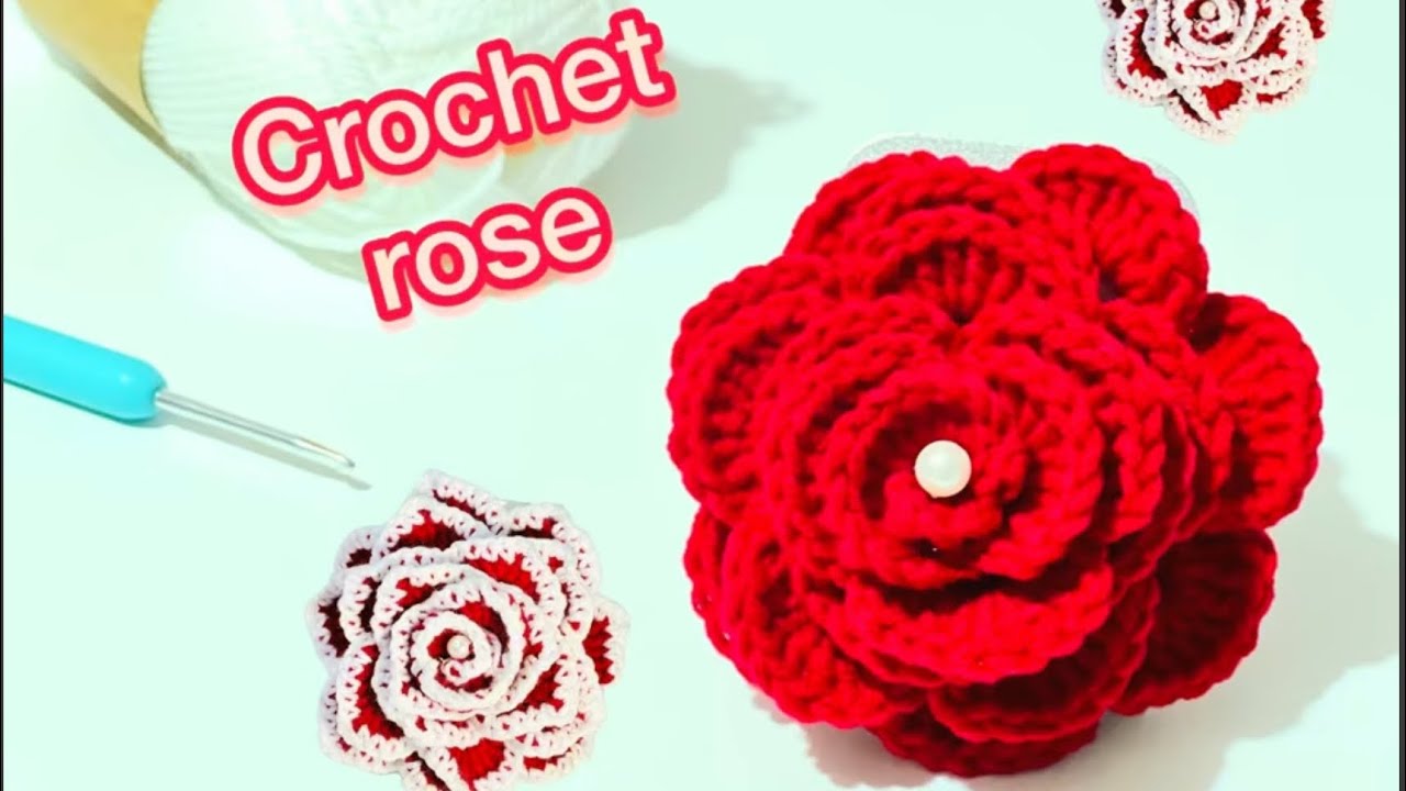 Crochet rose 