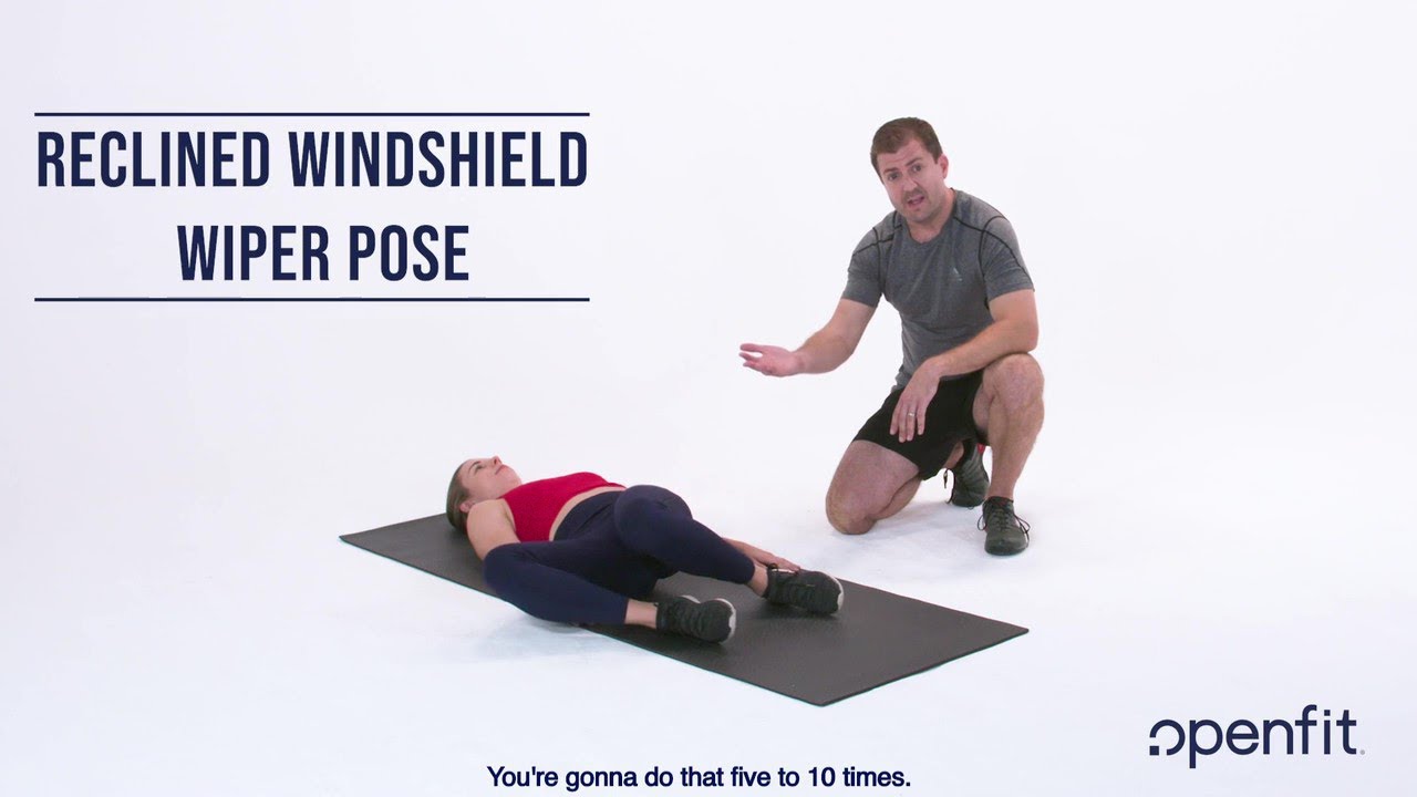 How to Do the Reclined Windshield Wipers Pose | Openfit