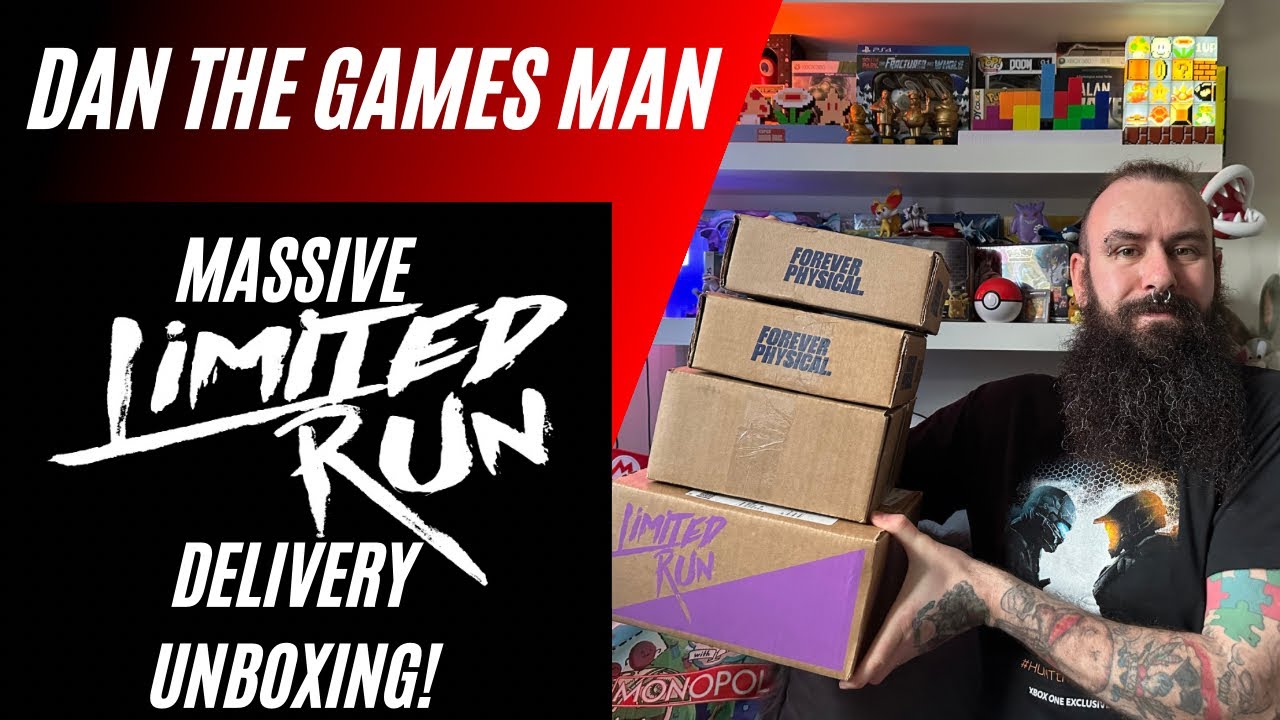 MASSIVE @LimitedRunGames  Delivery Unboxing!