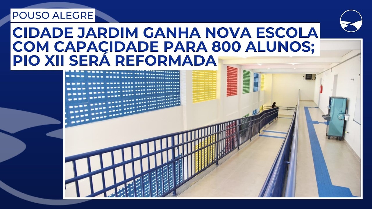 Bairro Cidade Jardim ganha nova escola com capacidade para 800 alunos; Pio XII será reformada