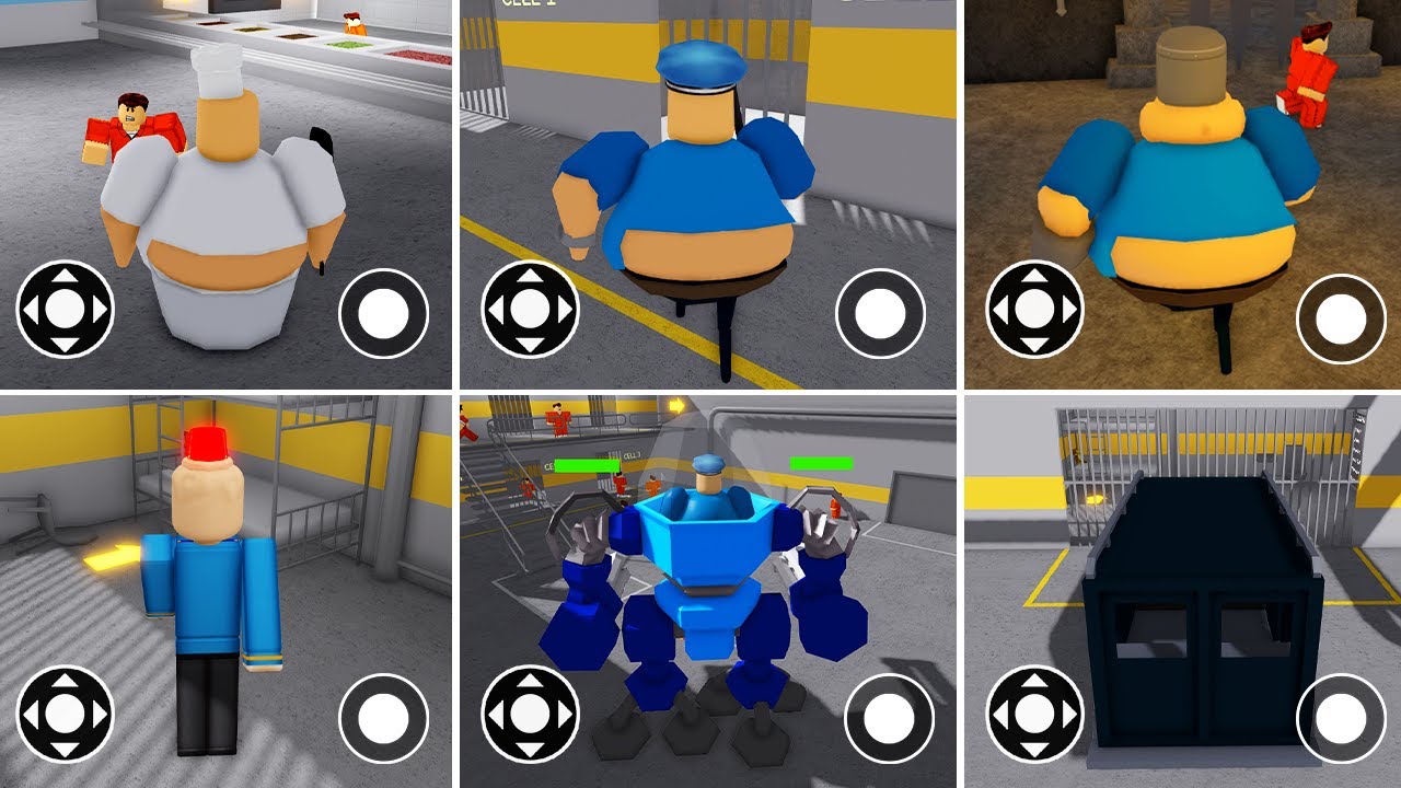What if I Playing as EVERYONE?! All Barry's Prison Run Obby ROBLOX