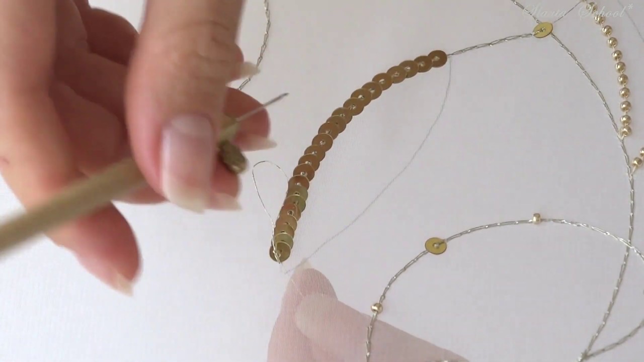 Luneville Embroidery Tutorial. Beginner. Module 1. Lesson 4