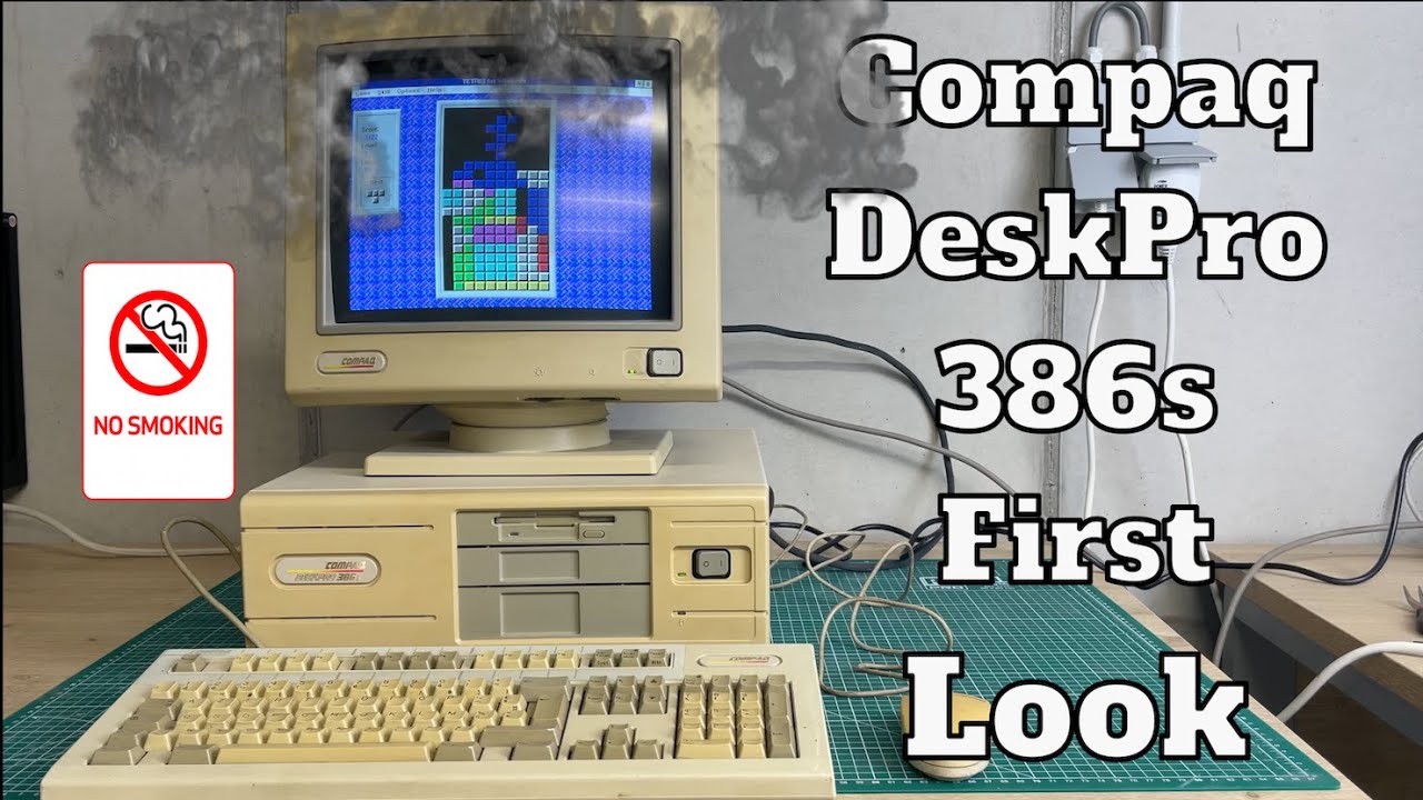 Compaq DeskPro 386s first (and last ?) look