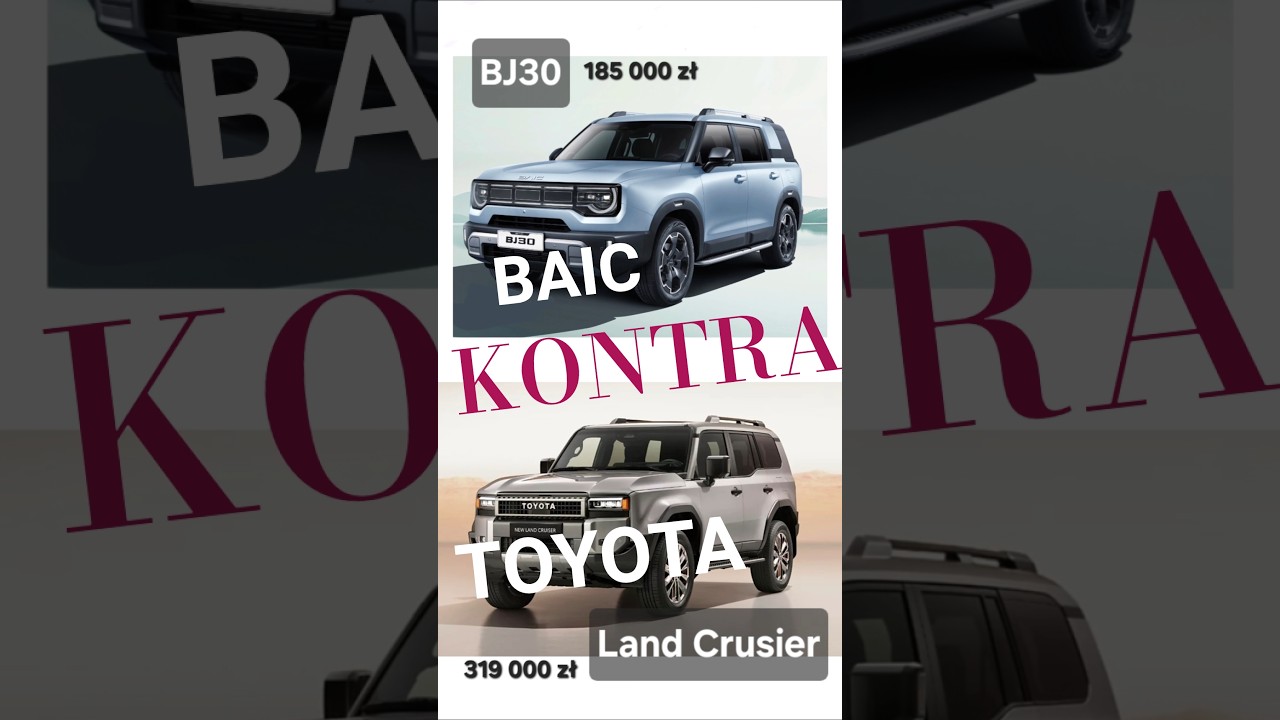 BAIC BJ30 vs Toyota Land Cruiser #showdawn #comparison