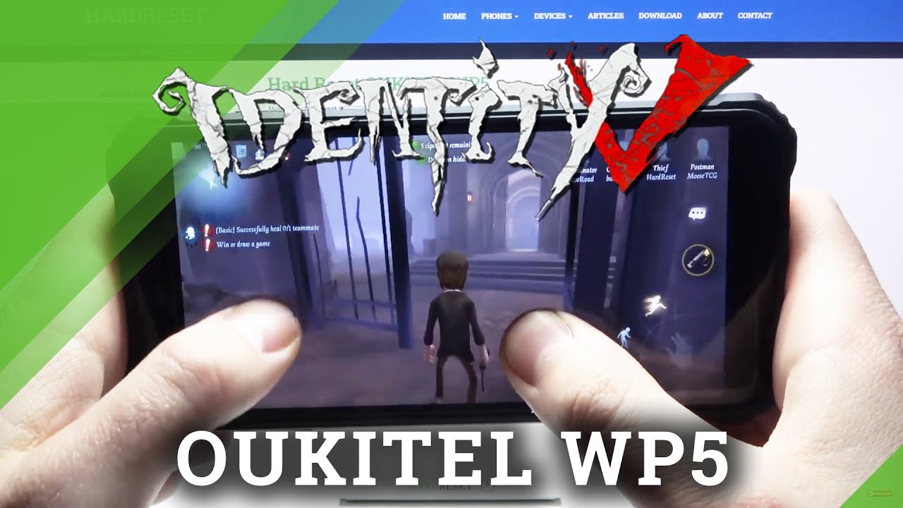 Oukitel WP5 - Gameplay of Indentity V | How it works!?