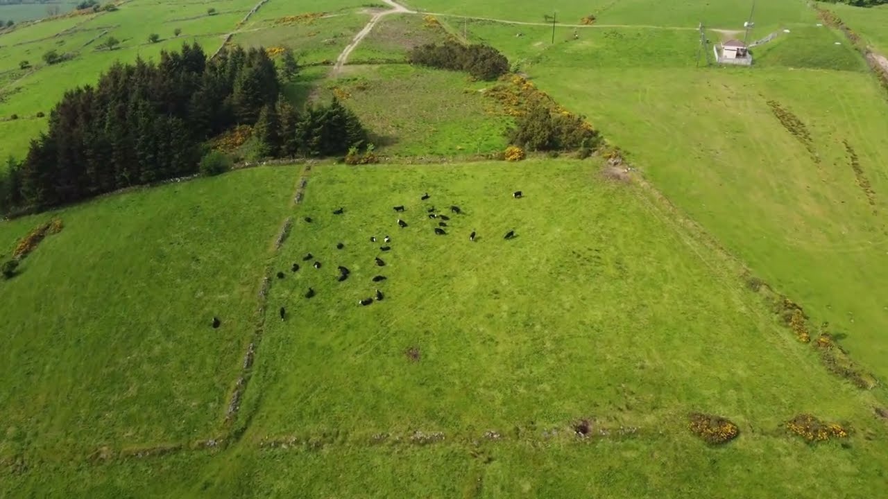 Drone Flight over the hills of South Armagh - Northern Ireland