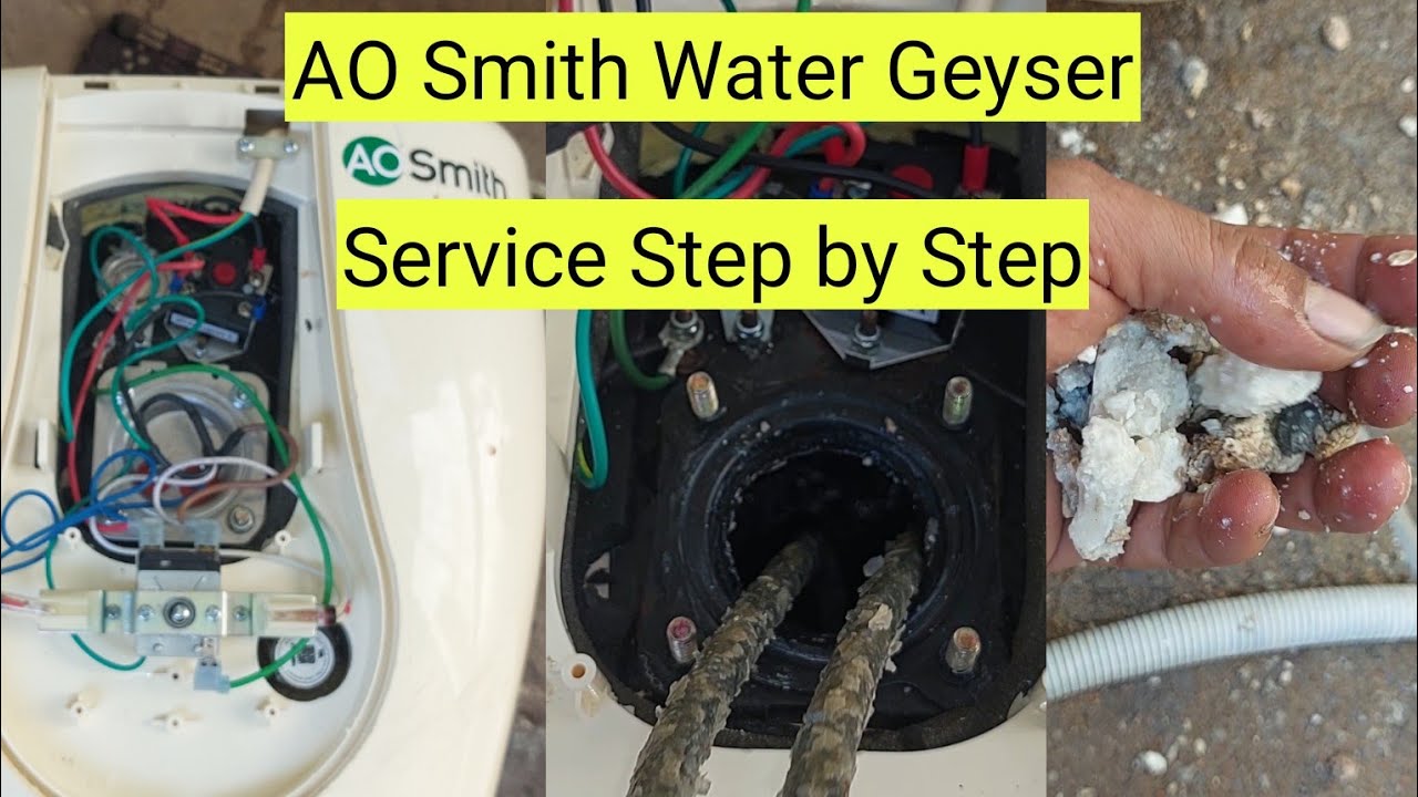 AO Smith Water Geyser Deep Cleaning ll how to clean the water geyser🛠 