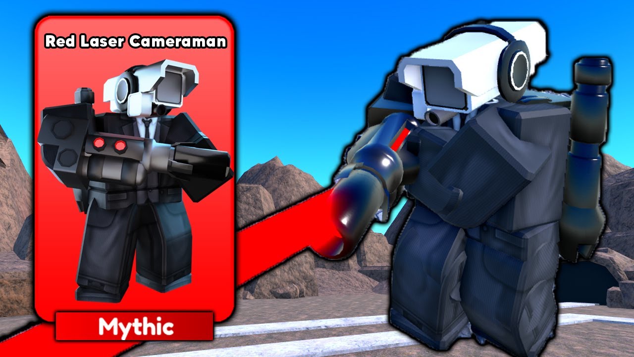 🎉El Nuevo Mítico RED LASER es Bueno PERO....  Toilet Tower Defense Roblox