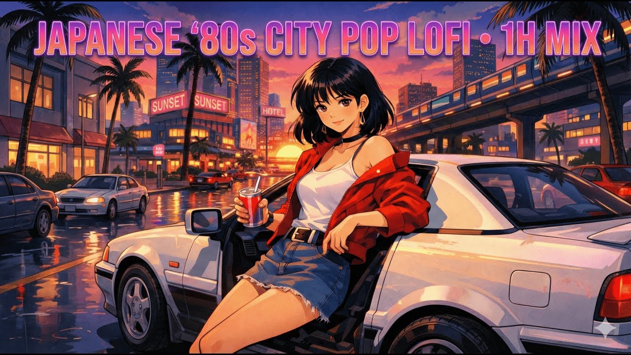 1 HOUR LOFI CITY POP (JAPAN ’80s) MIX
