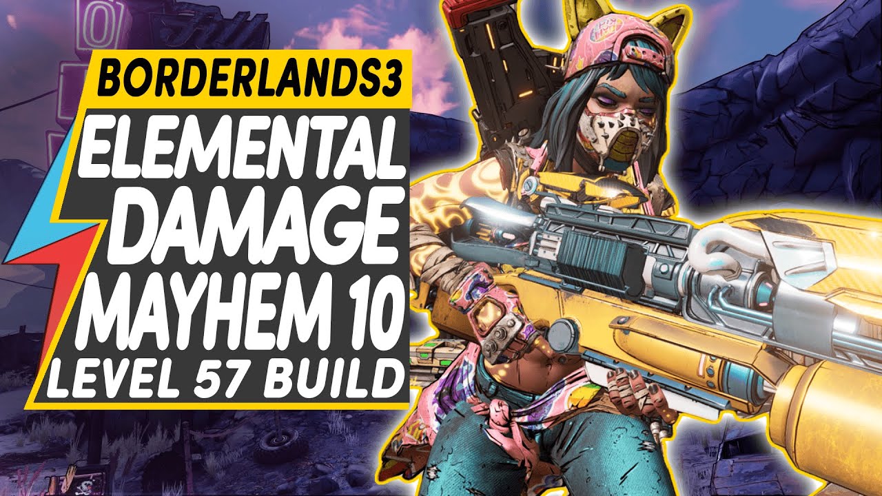 Borderlands 3 Amara MAYHEM 10 ALL ELEMENTS BUILD LEVEL 57 DESTROYS ANYTHING - BEST AMARA BUILD