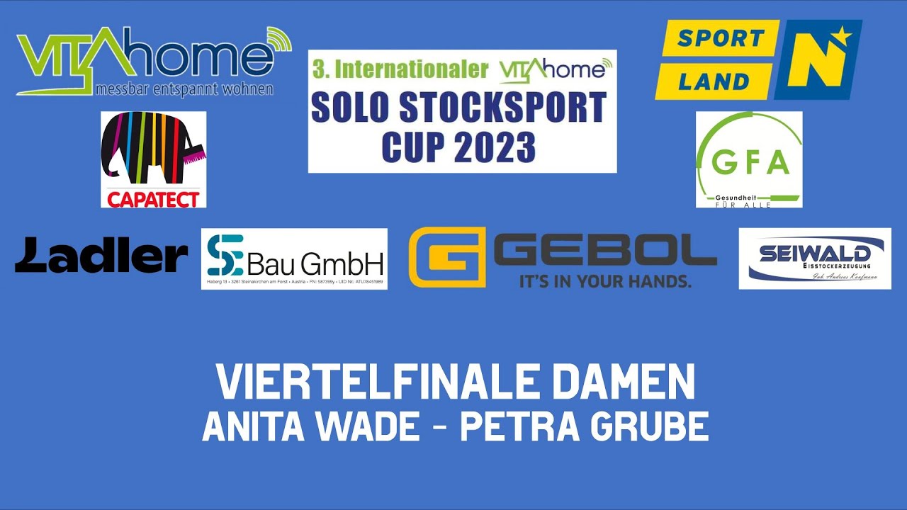 3. Internationales VITAhome Solo Stocksport Cup 2023 - Viertelfinale Damen