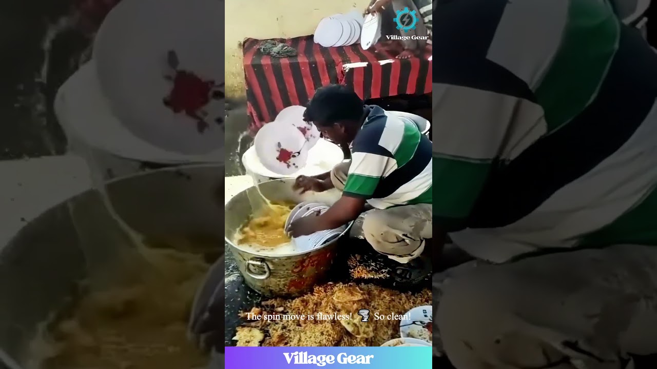 These Dishwashing KINGS Deserve a RAISE! 👑 Seriously FAST! #dishwashers #worklife #skills #respect