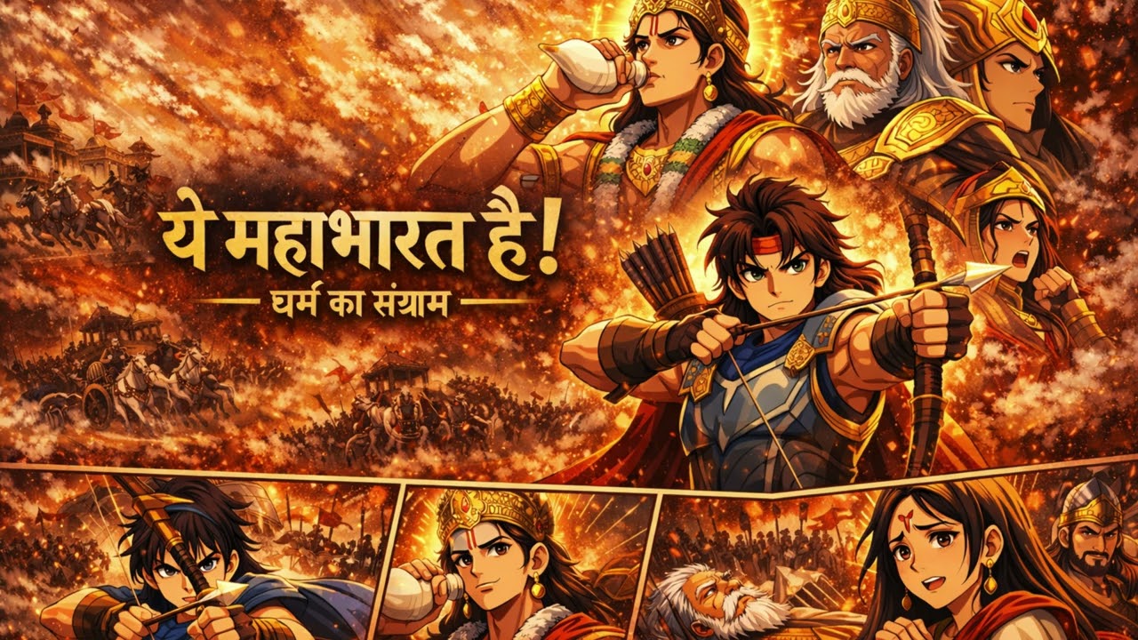 धर्म का युद्ध (Mahabharat Ka Sabse Bada Sangharsh)(Kalyug ke liye Seekh)